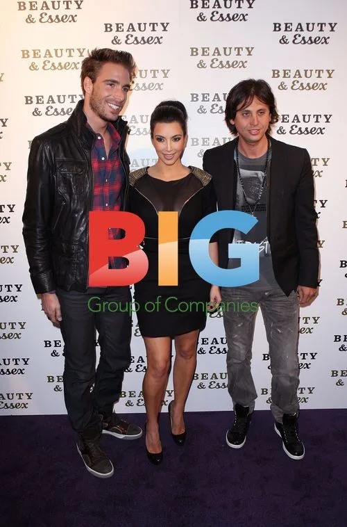 Kim Kardashian at Beauty and Essex Launch