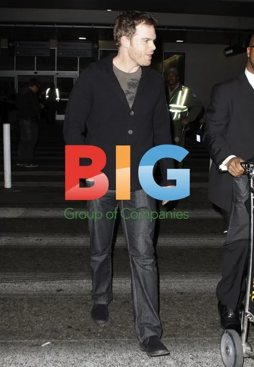 Michael C. Hall Arrives at LAX
