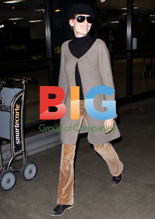 Laeticia Casta and Stefano Accorsi at LAX