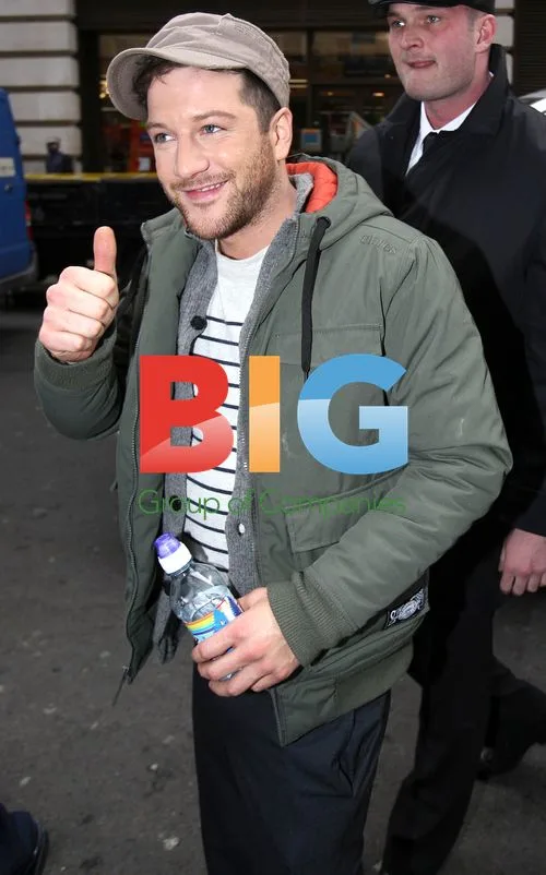 X Factor Winner Matt Cardell Arriving at London Hotel