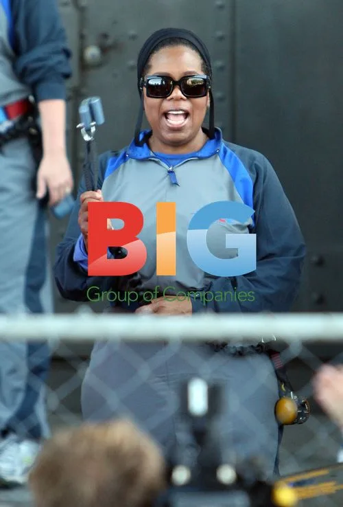 Oprah on Sydney Harbour Bridge