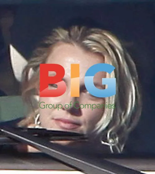 Britney Spears Driven by Bodyguard in Calabasas