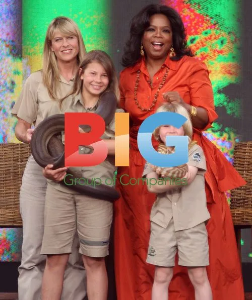 Oprah in Australia with Irwin Family