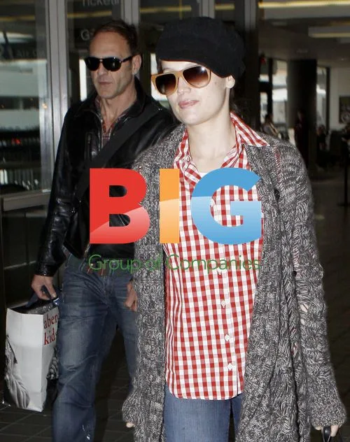 Laetitia Casta and Stefano Accorsi at LAX