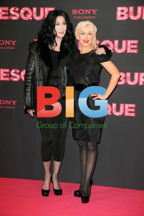 Christina Aguilera, Cher at Burlesque Berlin Premiere
