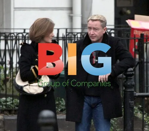 Michael Flatley Walking with Mystery Woman