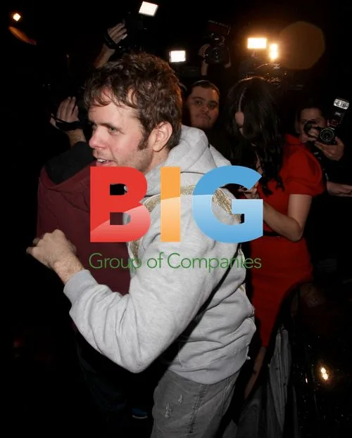 Kate Perry and Perez Hilton at the Roxy