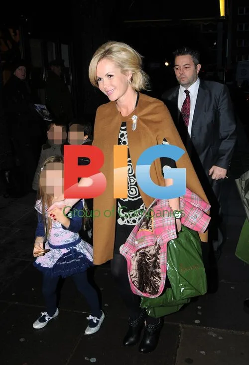 Amanda Holden Leaving Harrods in London