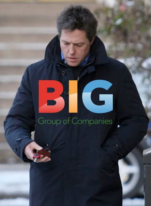 Hugh Grant Visits Liz Hurley's House