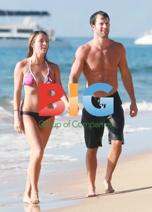 Tenley Molzahn and Kiptyn Locke on Maui Beach