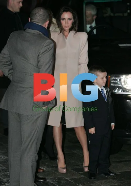 Beckham Family at Sports Personality of the Year 2010