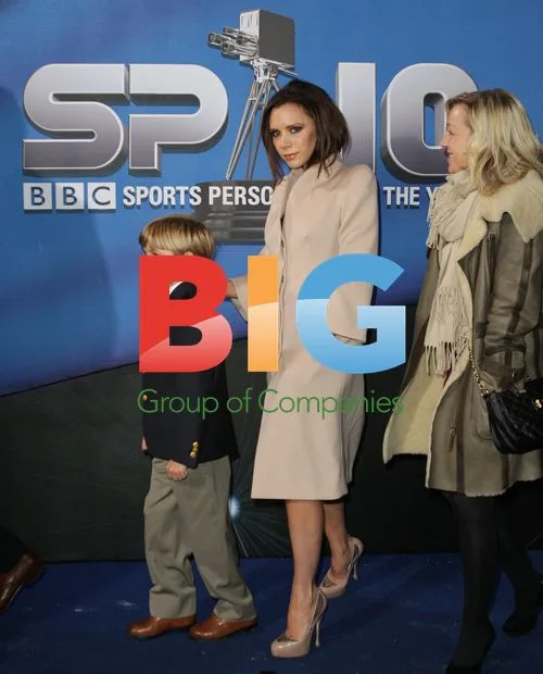 Beckham Family at Sports Personality Awards