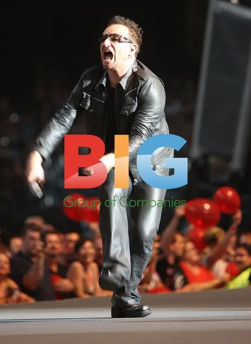 U2 Perform in Perth, Australia