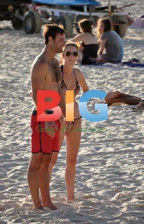 Gyton Grantley at the Beach