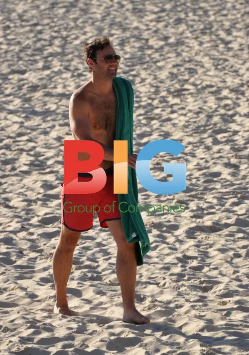 Gyton Grantley at the Beach