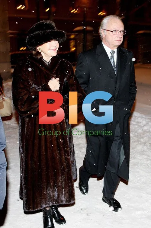 King and Queen of Sweden at Christmas Concert