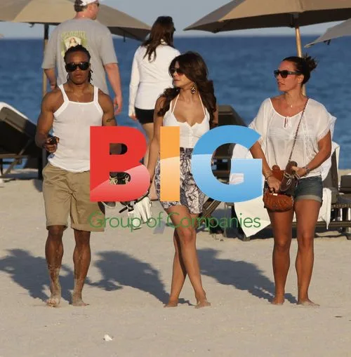 Edgar Davids on Miami Beach