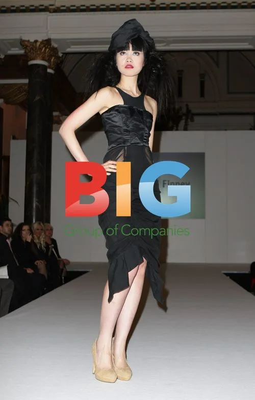 Jessica Minh Anh and Vaughan Bailey Mr England after J Fashion Show