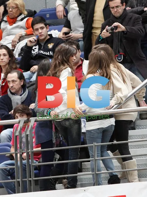 Sara Carbonero at Charity Match with Iker Casillas