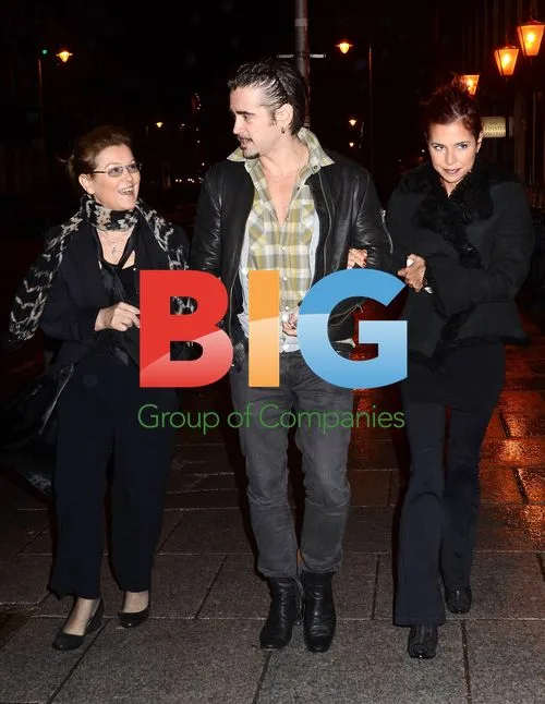 Colin Farrell arrives at Dublin party