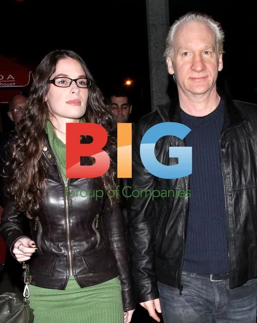 Bill Maher and Girlfriend Leave BOA Steakhouse