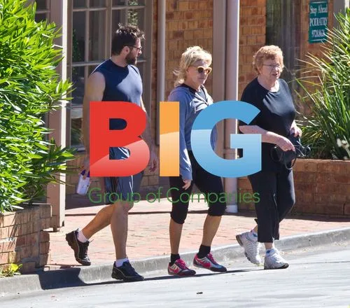 Hugh Jackman, Deborra Lee Furness Gym Workout