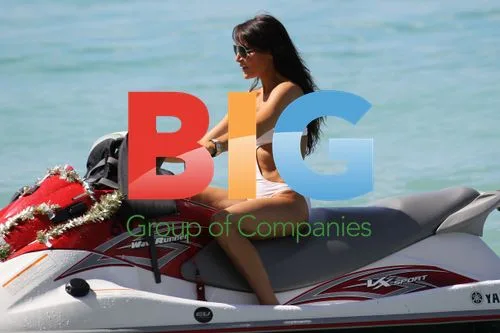 Lizzie Cundy Relaxes on Caribbean Beach