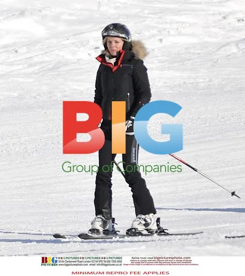 Geri Halliwell Skiing with Boyfriend