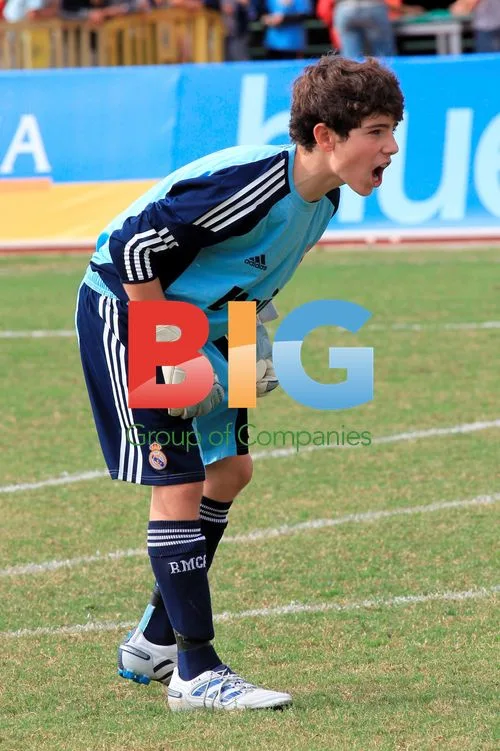 Luca Zidane playing for Real Madrid youth team