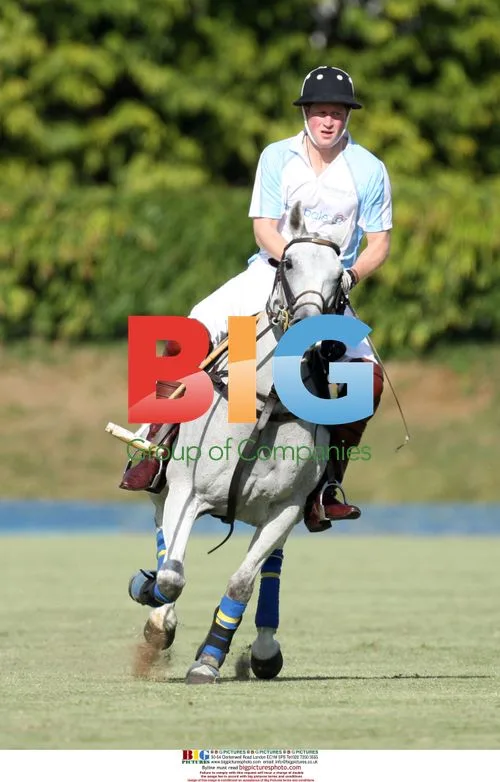 Prince Harry Enjoys Polo