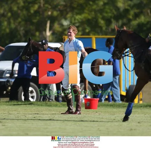 Prince Harry Plays Polo in Caribbean