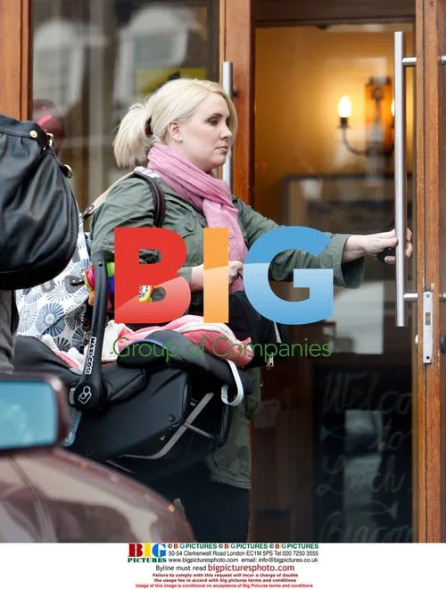 Claire Richards out for lunch with family
