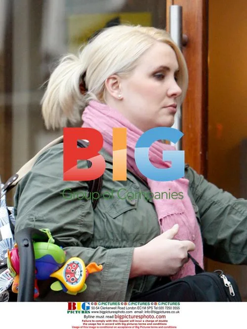 Claire Richards and Family Out for Lunch in UK After Birth of Second Child