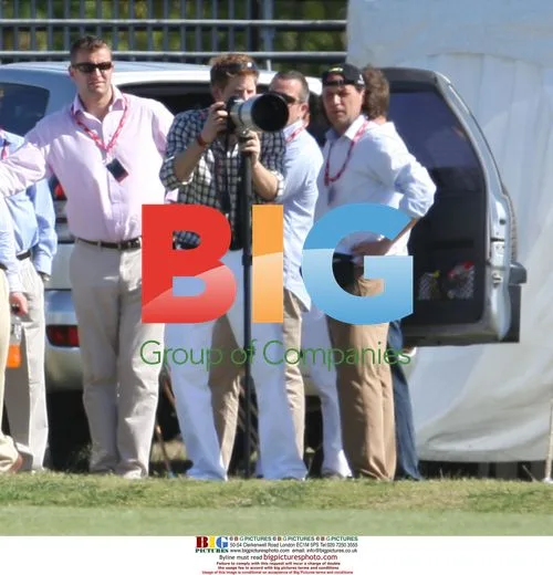 Prince Harry at Polo Match