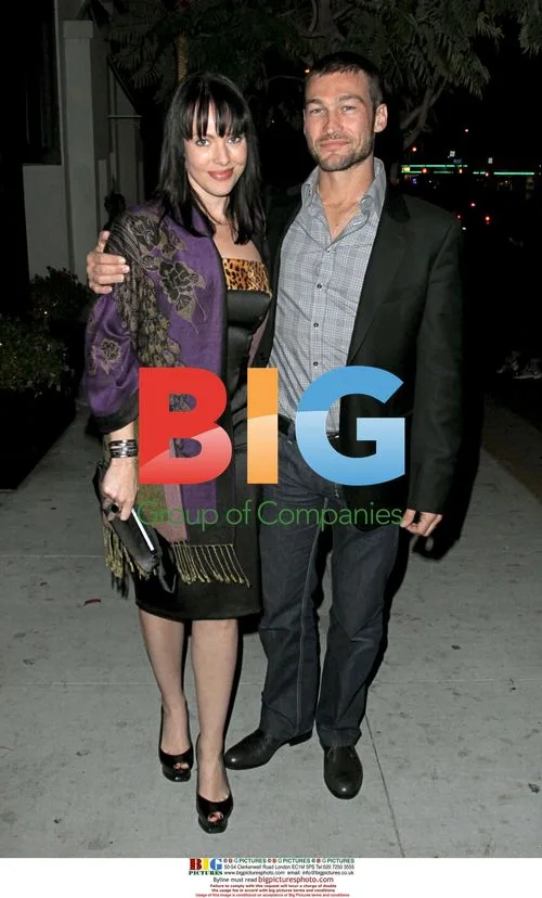 Andy Whitfield and Erin Cummings at Haiti Benefit