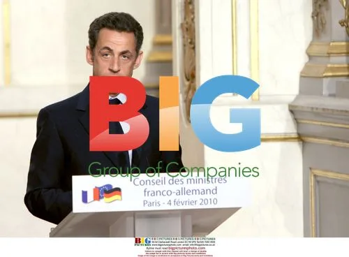 Sarkozy and Merkel at French-German Council