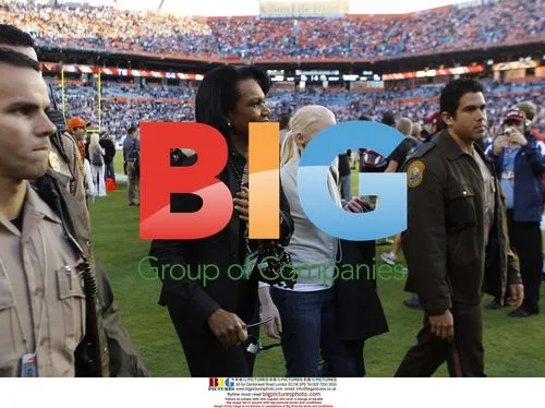Condoleeza Rice at Super Bowl XLIV
