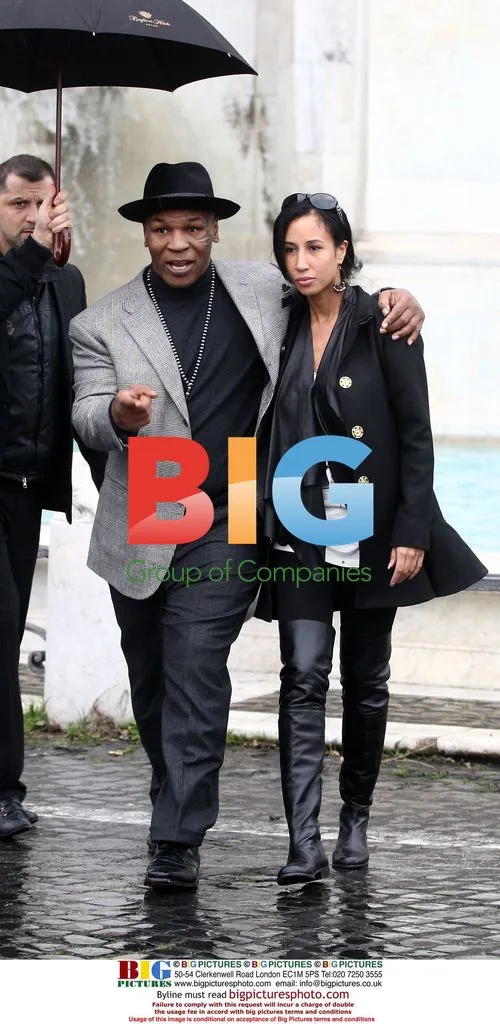 Mike Tyson and Wife Explore Rome Streets