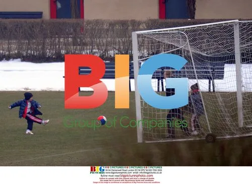 Beckham Sons Play Football in Milan