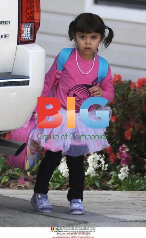Elin Nordegren picks up daughter Sam on son's 1st birthday