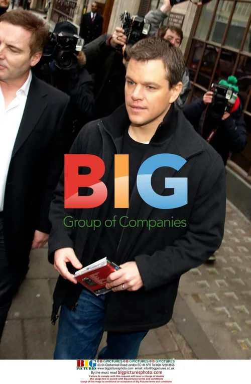 Matt Damon Leaving Radio 1 Studios