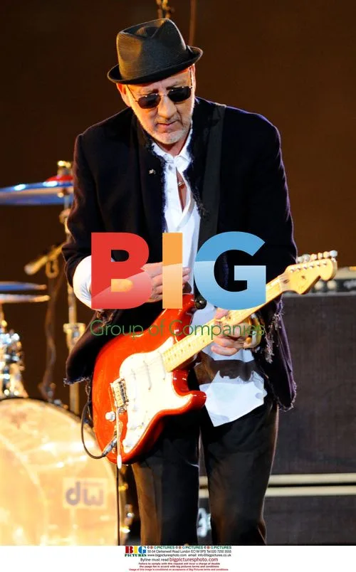 Pete Townshend Performs at Super Bowl Halftime