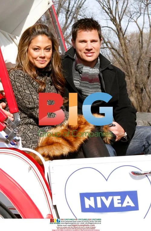 Vanessa Minnillo and Nick Lachey Promote NIVEA