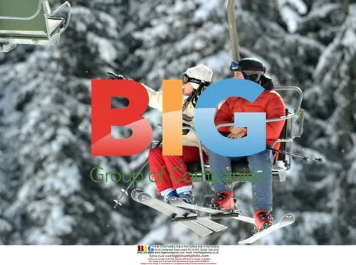 Caroline, Princess of Hanover on Ski Lift in Austria