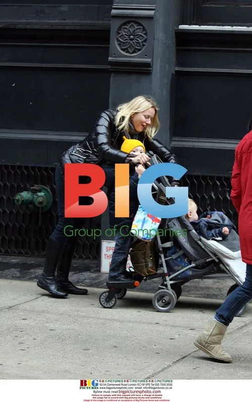 Naomi Watts and Sons in Soho