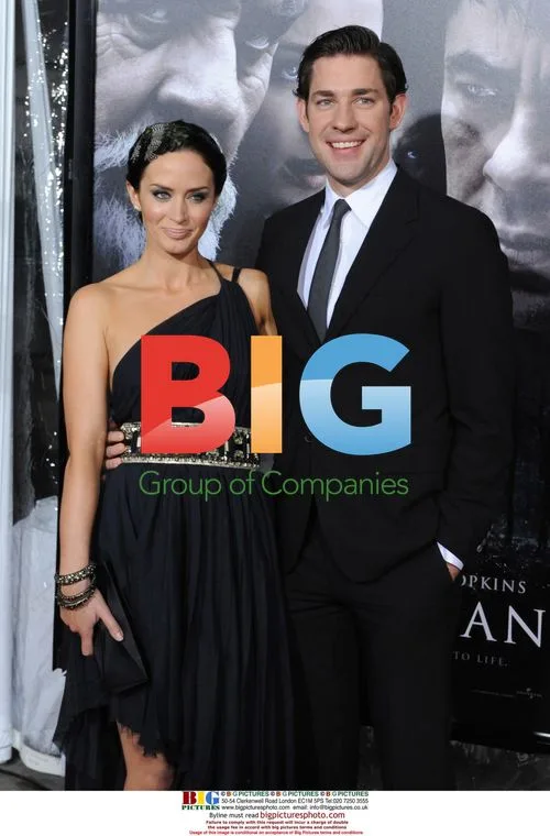 Emily Blunt and John Krasinski at 'The Wolfman' Premiere