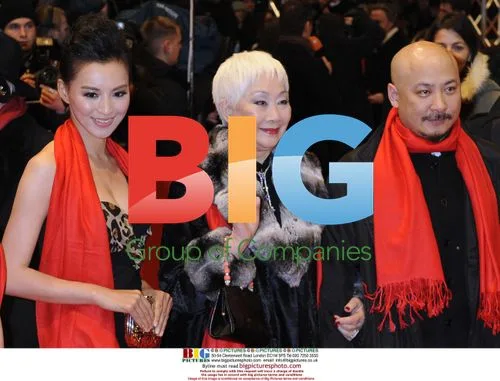 Monica Mo, Lisa Lu and director Wang Quan at 'Tuan Yuan' Premiere