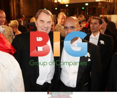 Saif al Gaddafi and Richard Schenz at Vienna Opera Ball