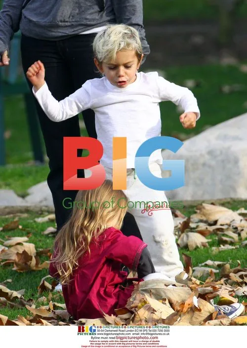Kingston Rossdale and Ruby Maguire at Beverly Hills Park