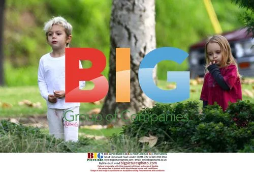 Kingston Rossdale and Ruby Maguire at Park